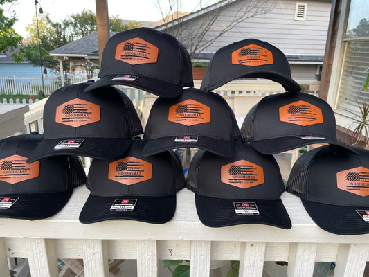 Custom Laser Engraved Hats-Message me on Facebook to discuss your order!