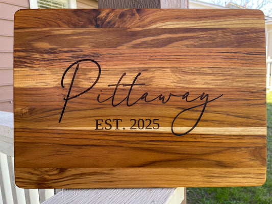 Customized Cutting Boards-Message me on Facebook to place your order!
